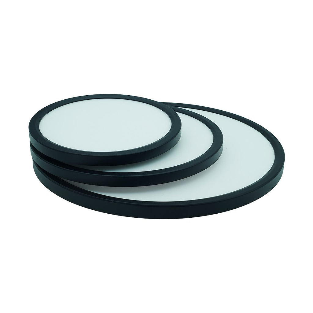 Plafon LED DENVER 18W IP20 3CCT 22CM 3000/4000/6000K czarny