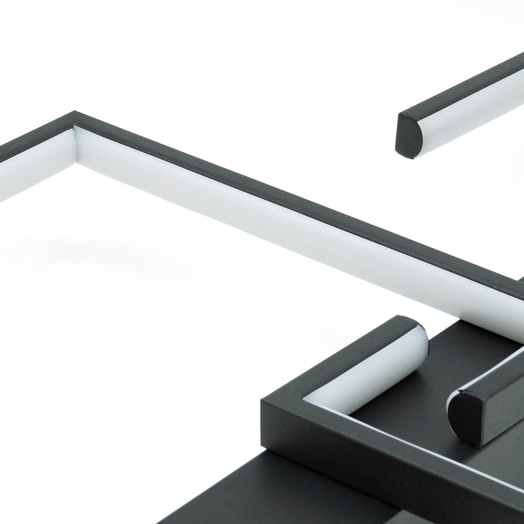 Plafon LED Salem 48W Czarny 4000K