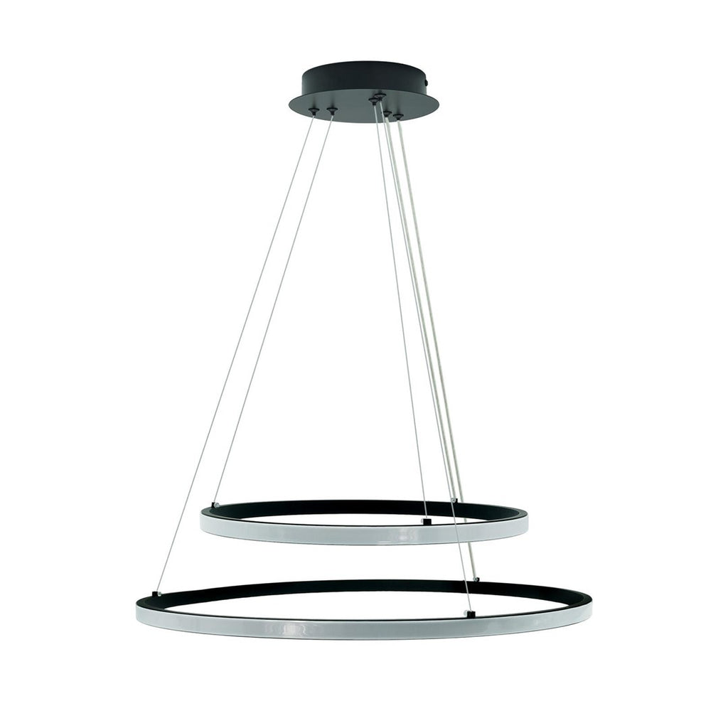Plafon LED Center zwis 60W Czarny 4000K