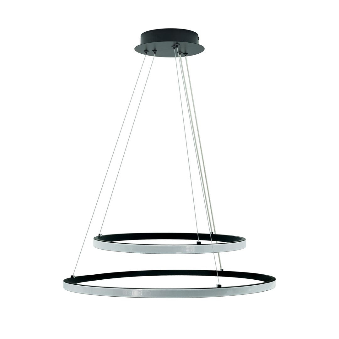 Plafon LED Center zwis 60W Czarny 4000K