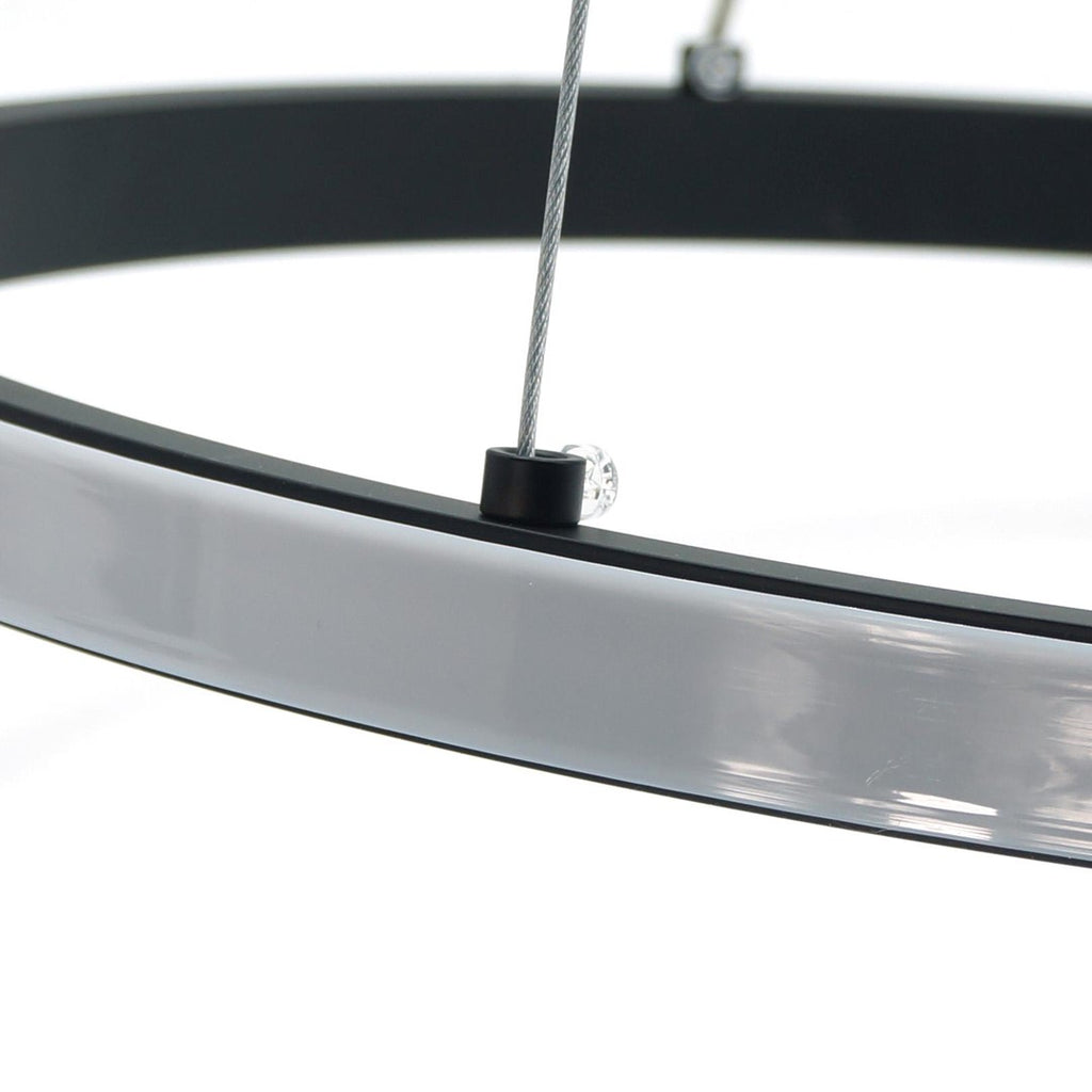 Plafon LED Center zwis 60W Czarny 4000K
