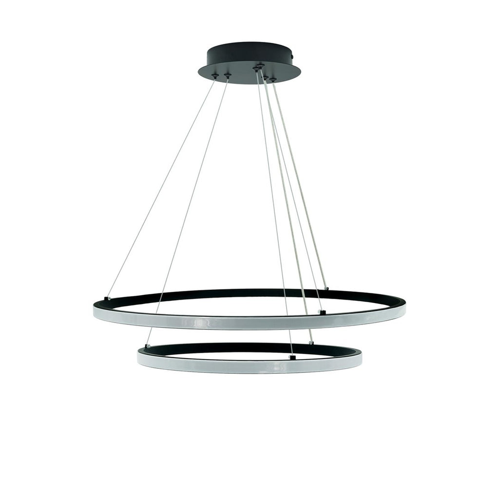 Plafon LED Center zwis 60W Czarny 4000K