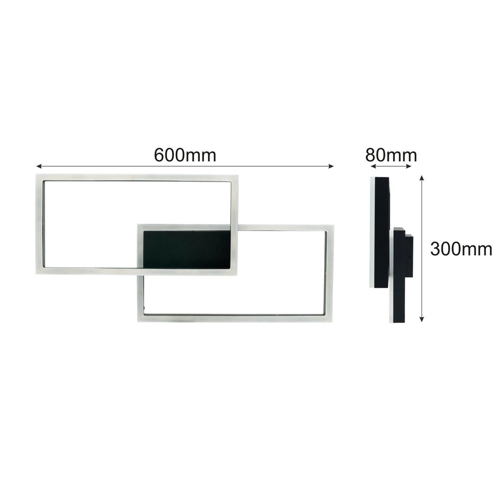Plafon LED Artesia 48W czarny CCT pilot