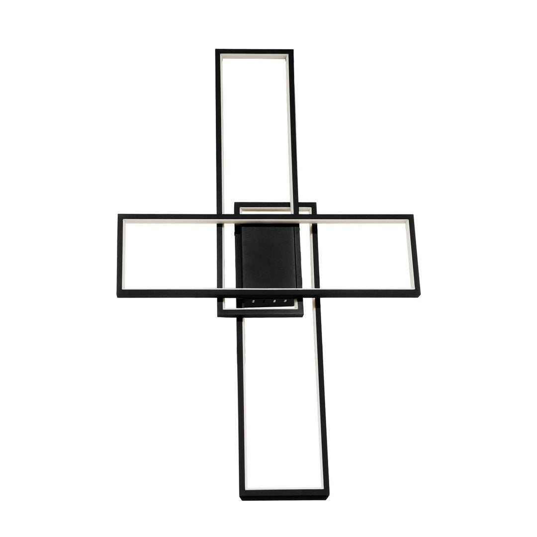 Plafon LED Artesia 92W czarny CCT pilot