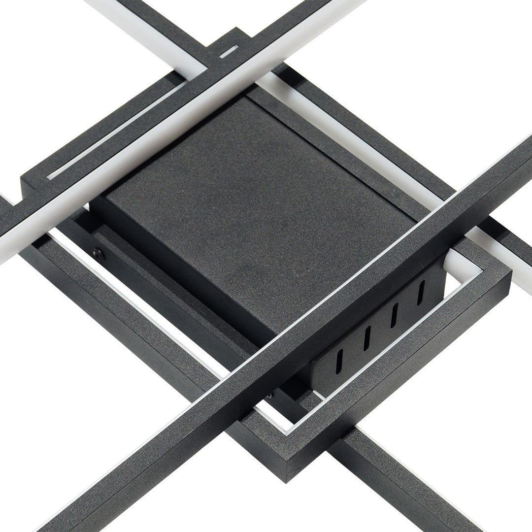 Plafon LED Artesia 92W czarny CCT pilot