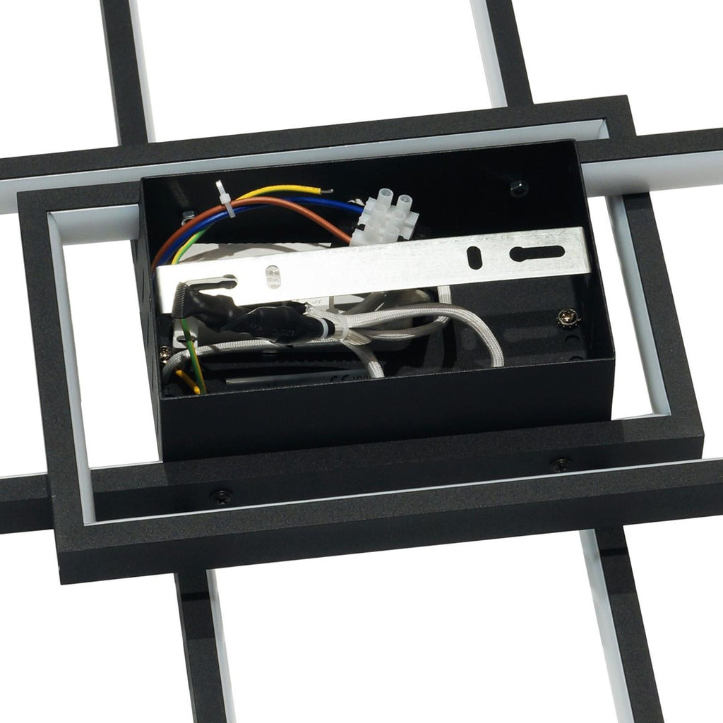 Plafon LED Artesia 92W czarny CCT pilot