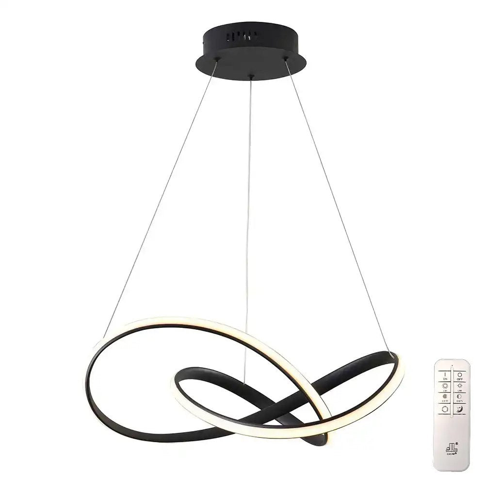 Plafon LED Jasper CCT 40W pilot 3000-6000K Czarny zwis