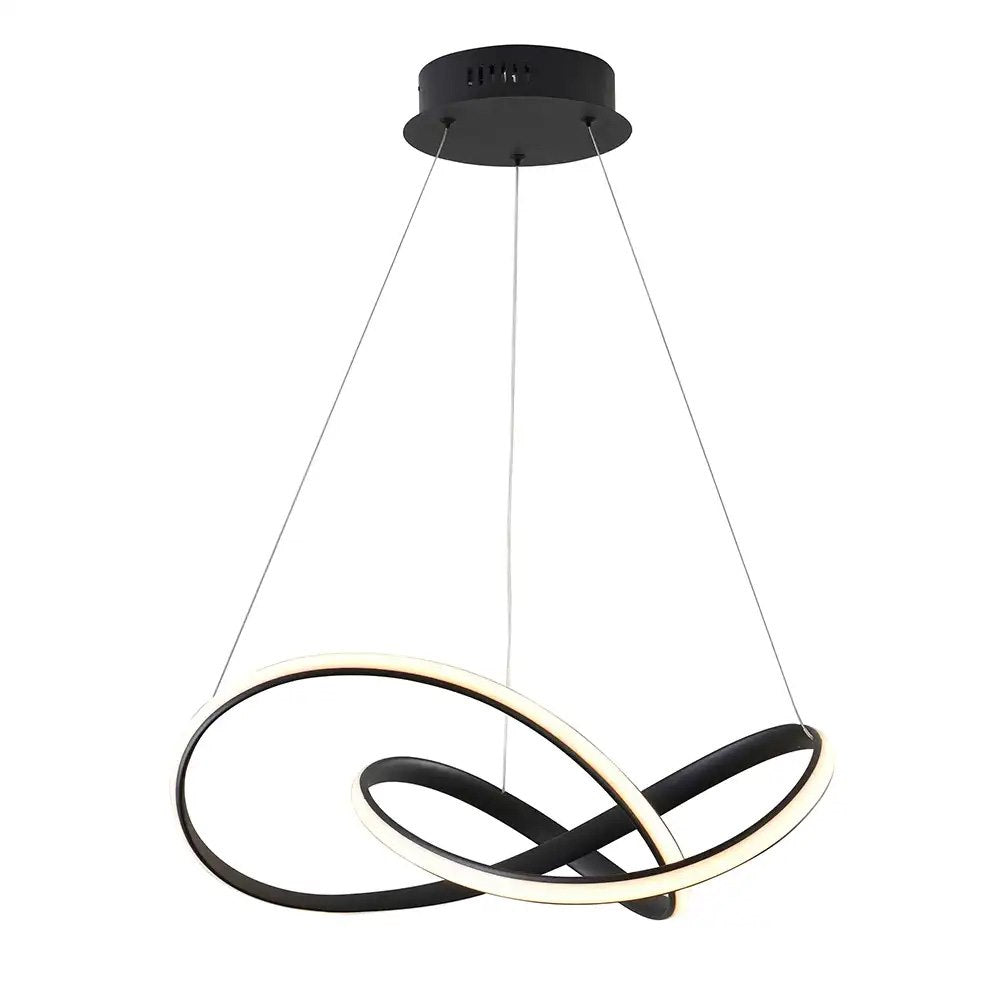Plafon LED Jasper CCT 40W pilot 3000-6000K Czarny zwis