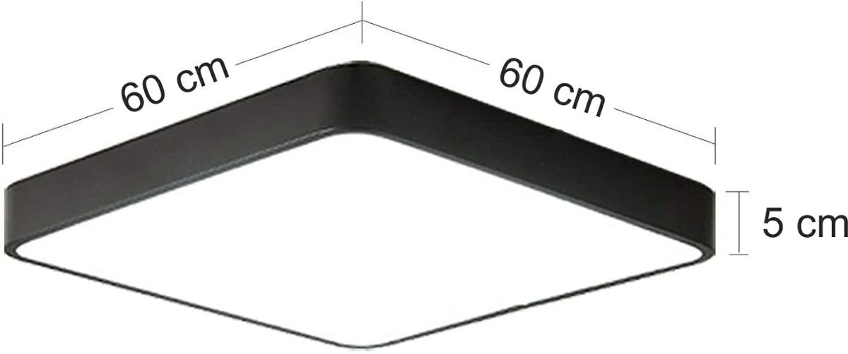 Plafon LED HOLLYWOOD 60W 4000K czarny