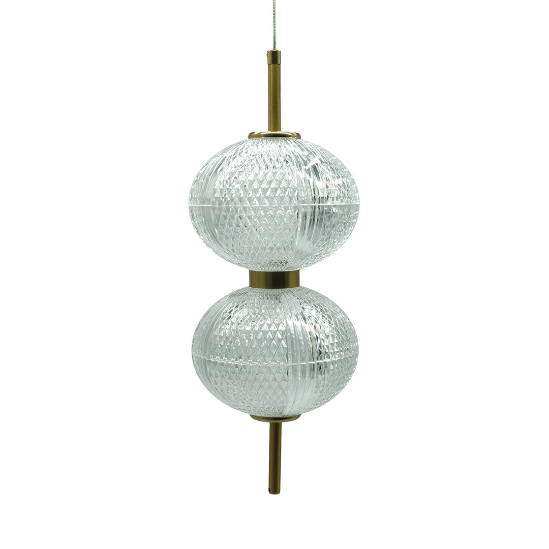 Lampa wisząca LED AMERILLA 39cm złoto szczotkowane  30W 4000K