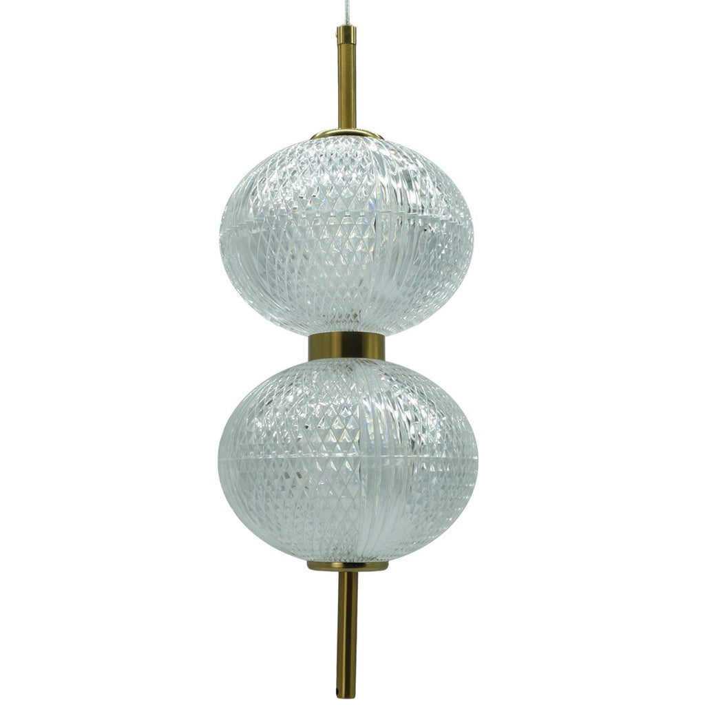 Lampa wisząca LED AMERILLA 39cm złoto szczotkowane  30W 4000K