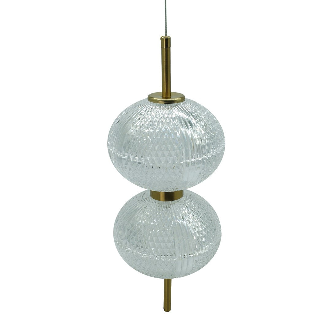 Lampa wisząca LED AMERILLA 39cm złoto szczotkowane  30W 4000K