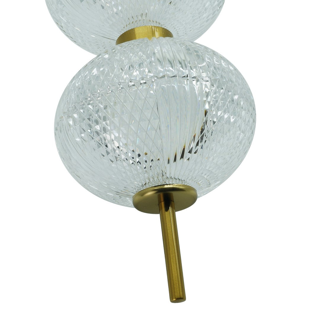 Lampa wisząca LED AMERILLA 39cm złoto szczotkowane  30W 4000K