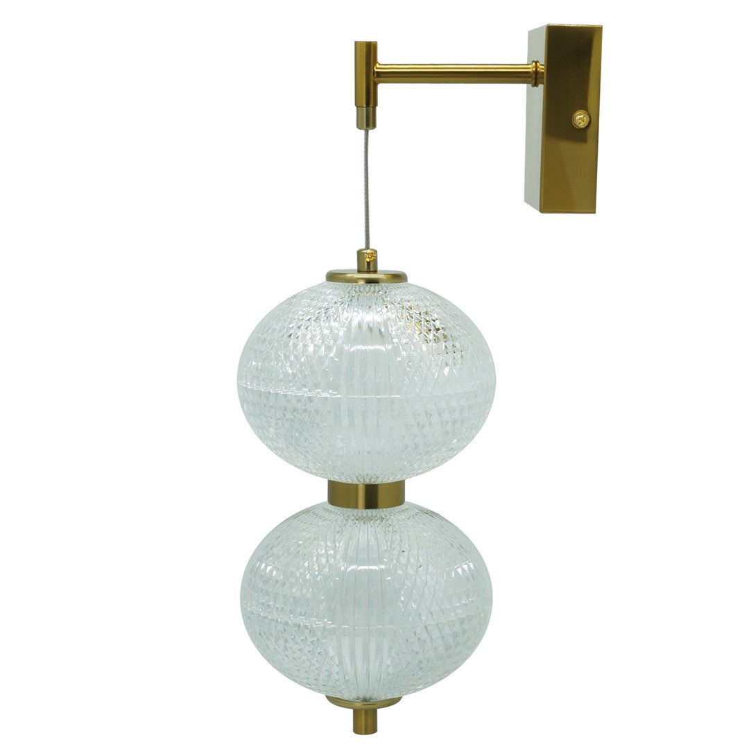 Kinkiet LED AMERILLA złoto szczotkowane  30W 4000K