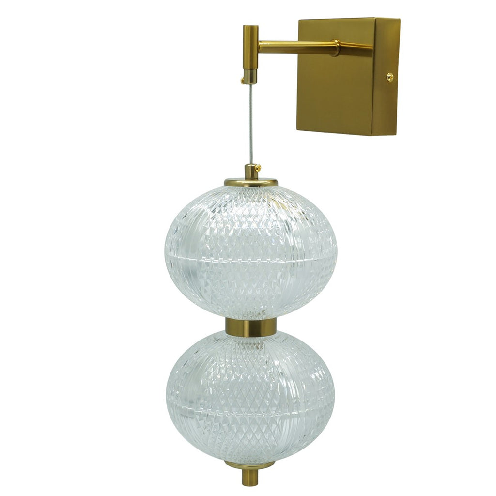 Kinkiet LED AMERILLA złoto szczotkowane  30W 4000K