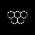 Zestaw biały Lamp HEXAGON 5 LED 6500K