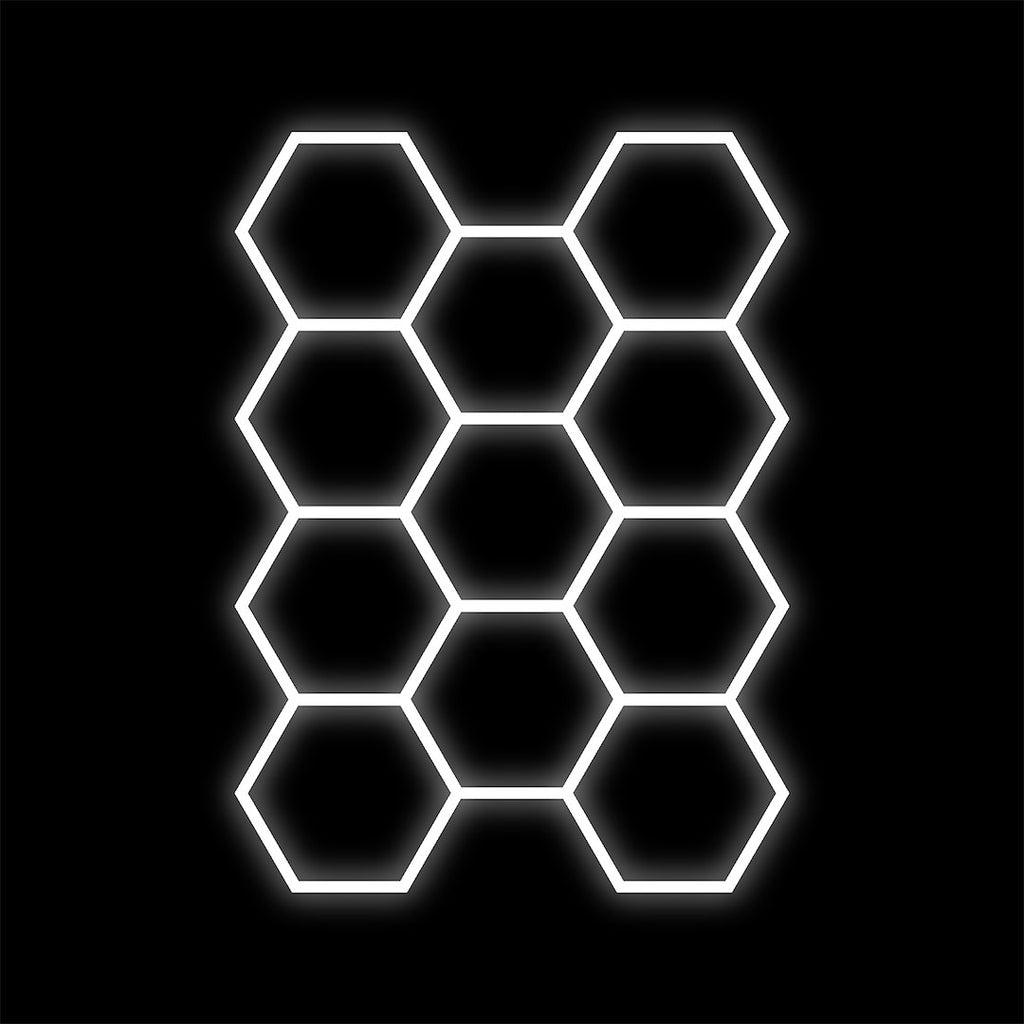 Zestaw biały Lamp HEXAGON 11 LED 6500K