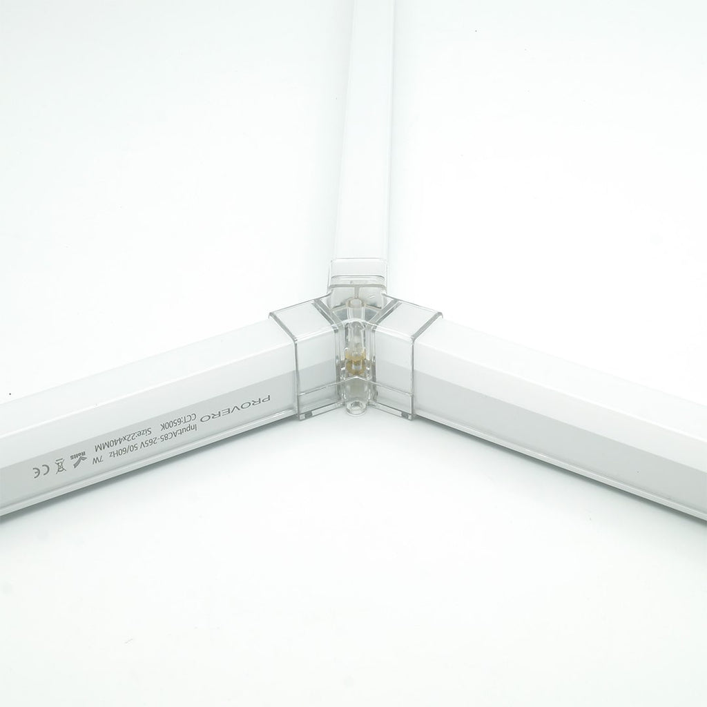 Zestaw biały Lamp HEXAGON 11 LED 6500K