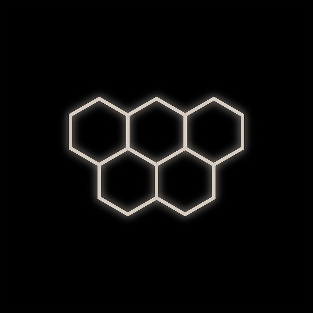 Zestaw biały Lamp HEXAGON 5 LED 4000K