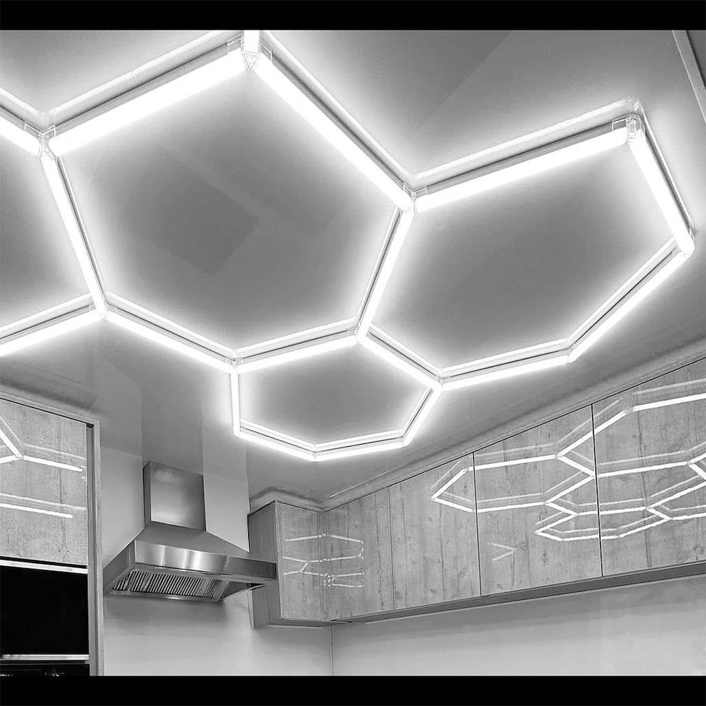 Zestaw biały Lamp HEXAGON 5 LED 4000K