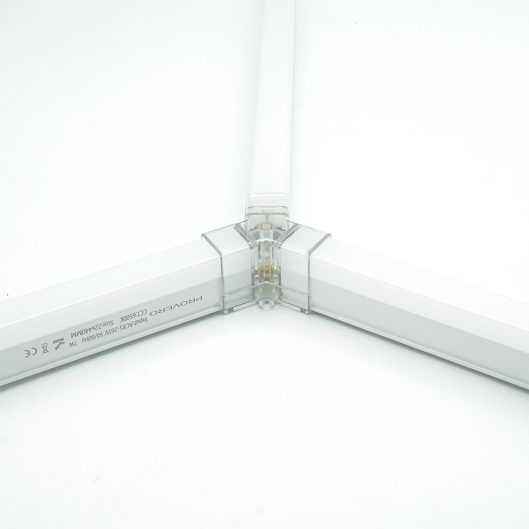 Zestaw biały Lamp HEXAGON 14 LED 4000K