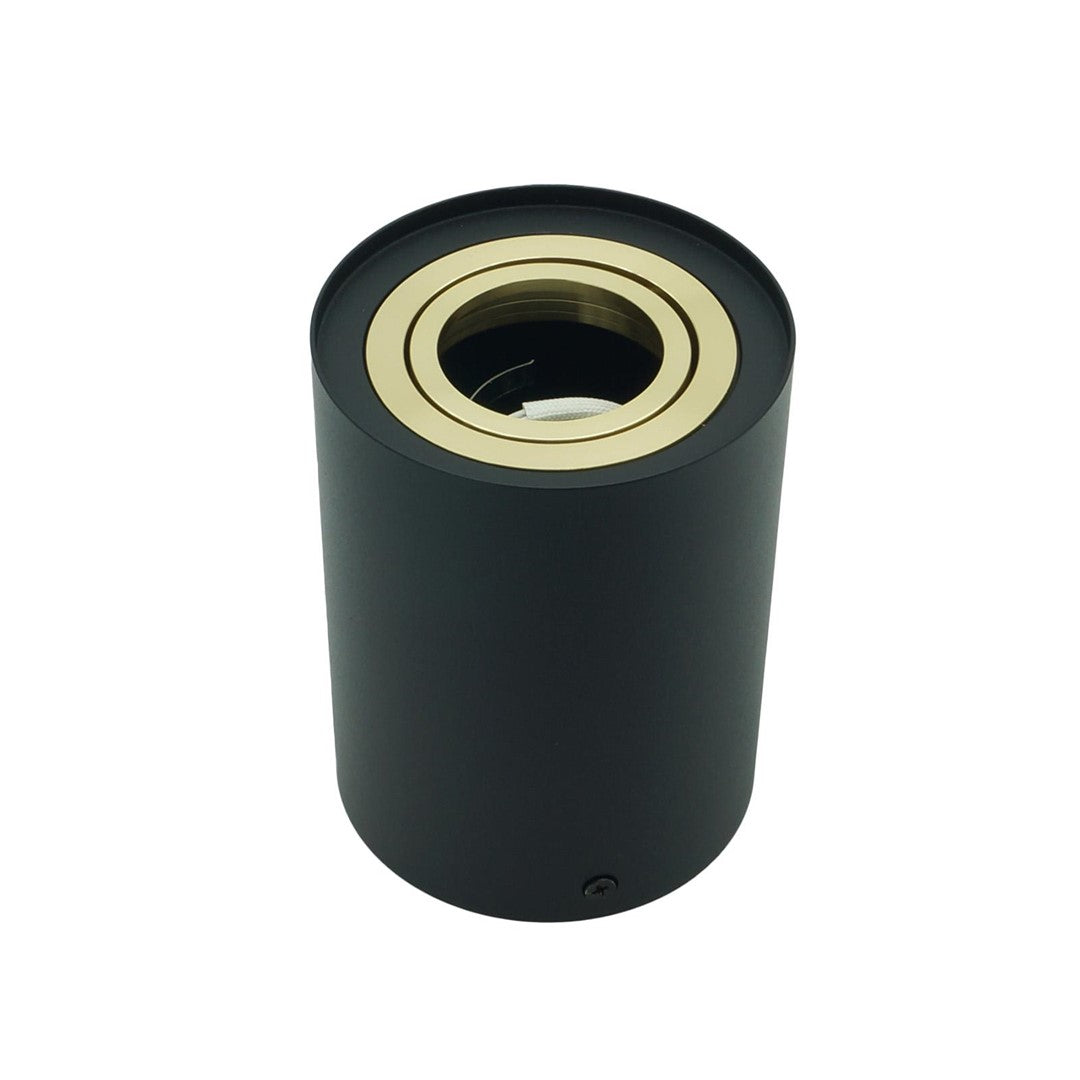 Oprawa natynkowa SPOT CRONO czarno-złota 125 mm ruchoma