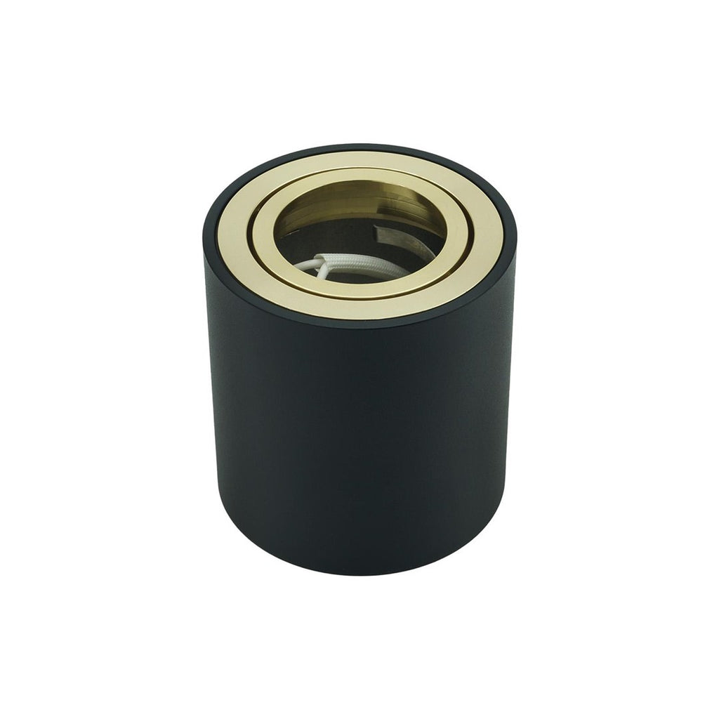 Oprawa natynkowa SPOT CORTO czarno-złota84 mm ruchoma