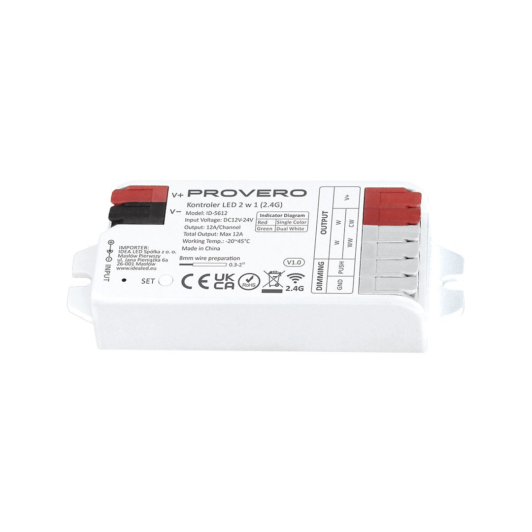 Kontroler LED 2w1 mono/CCT PROVERO