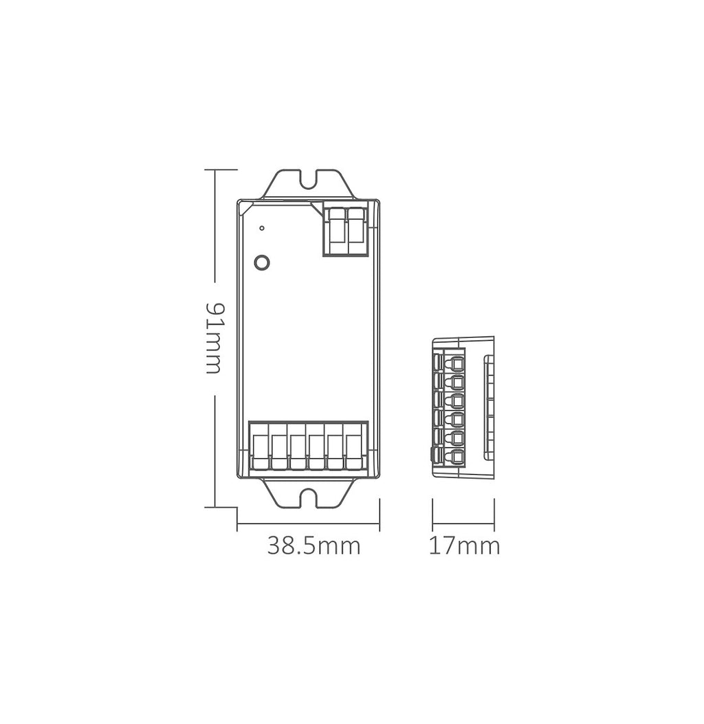 Kontroler LED 5w1 MONO/CCT/RGB/RGBW/RGBCCT-szybki montaż