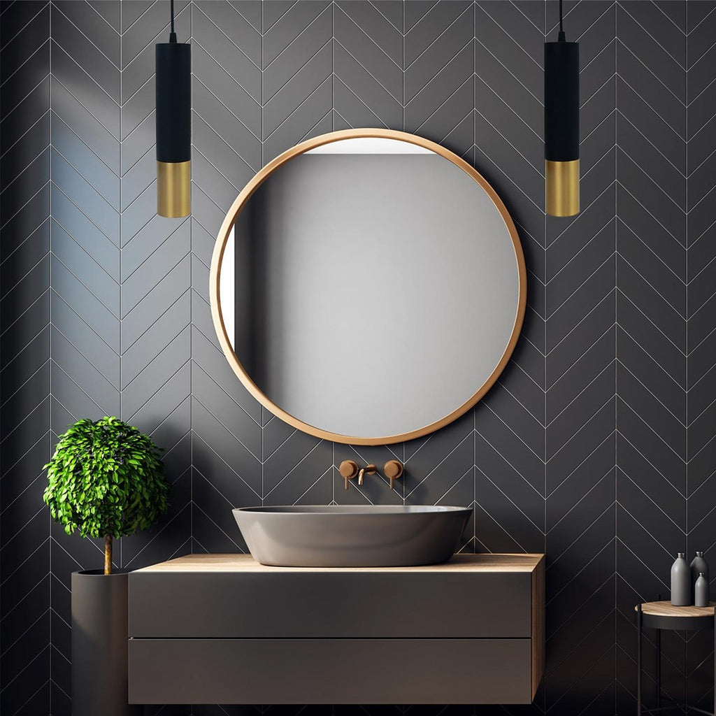 Tuba wisząca na szynoprzewód 290x60czarno-złota TRACTUS ROPE