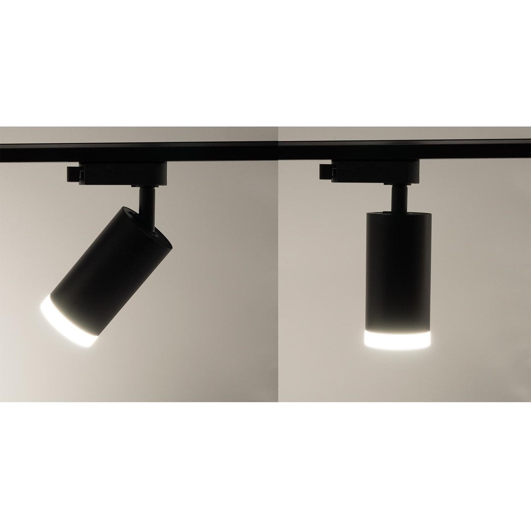 Lampa na szynoprzewód czarna LUMINUS