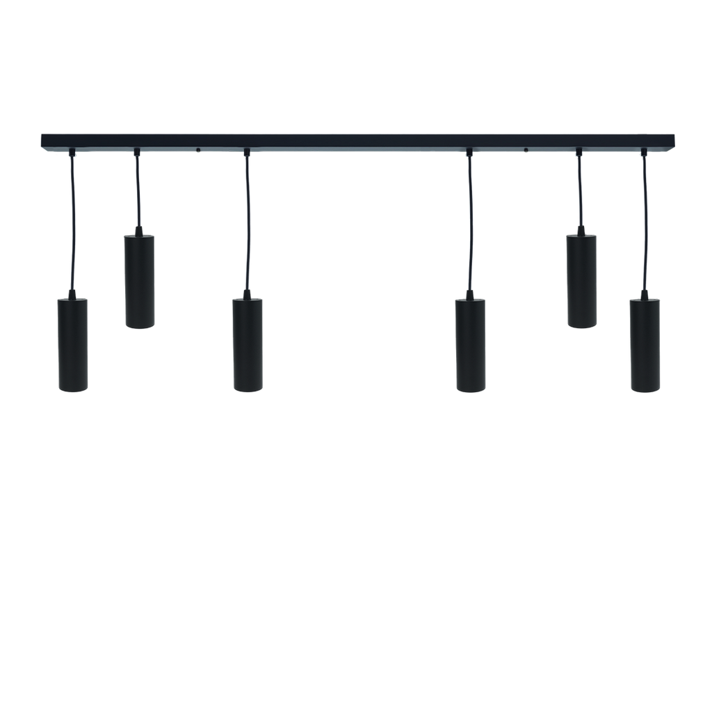 Tuba wisząca czarna CIRCUS-6 SLIM 170x55