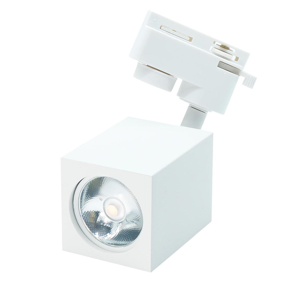 Lampa na szynoprzewód biała BRICK