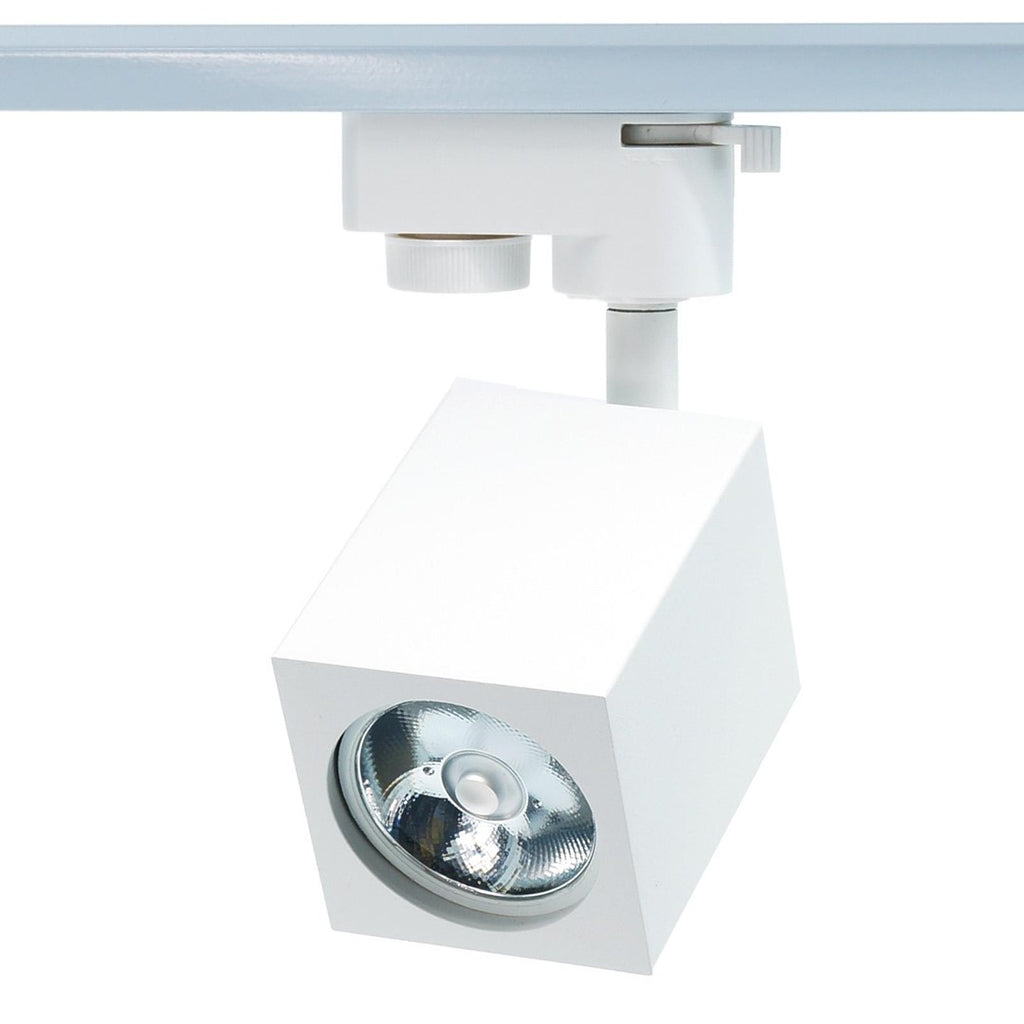 Lampa na szynoprzewód biała BRICK
