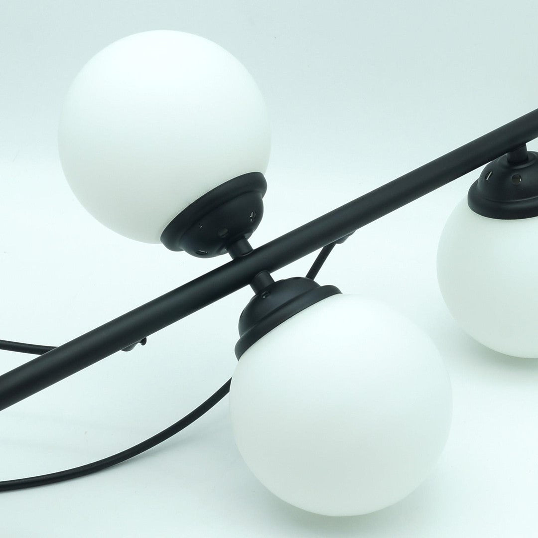 Oprawa wisząca 6xE27 PALLE Black