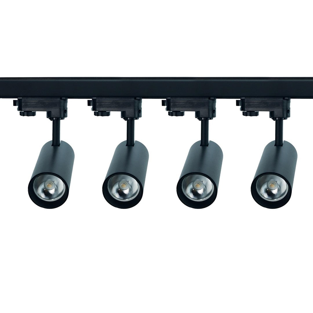 Lampa na szynoprzewód czarna LONGO 3F