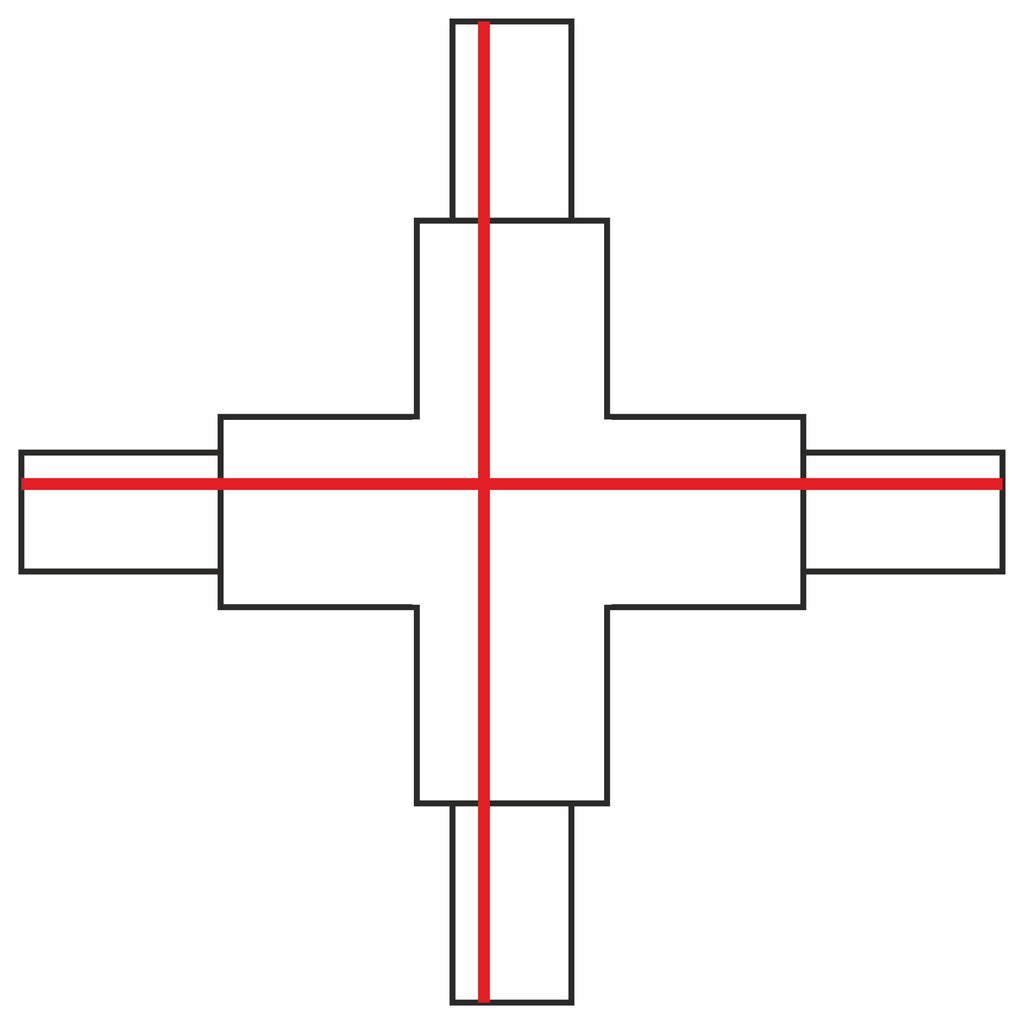 Łącznik X 3F czarny
