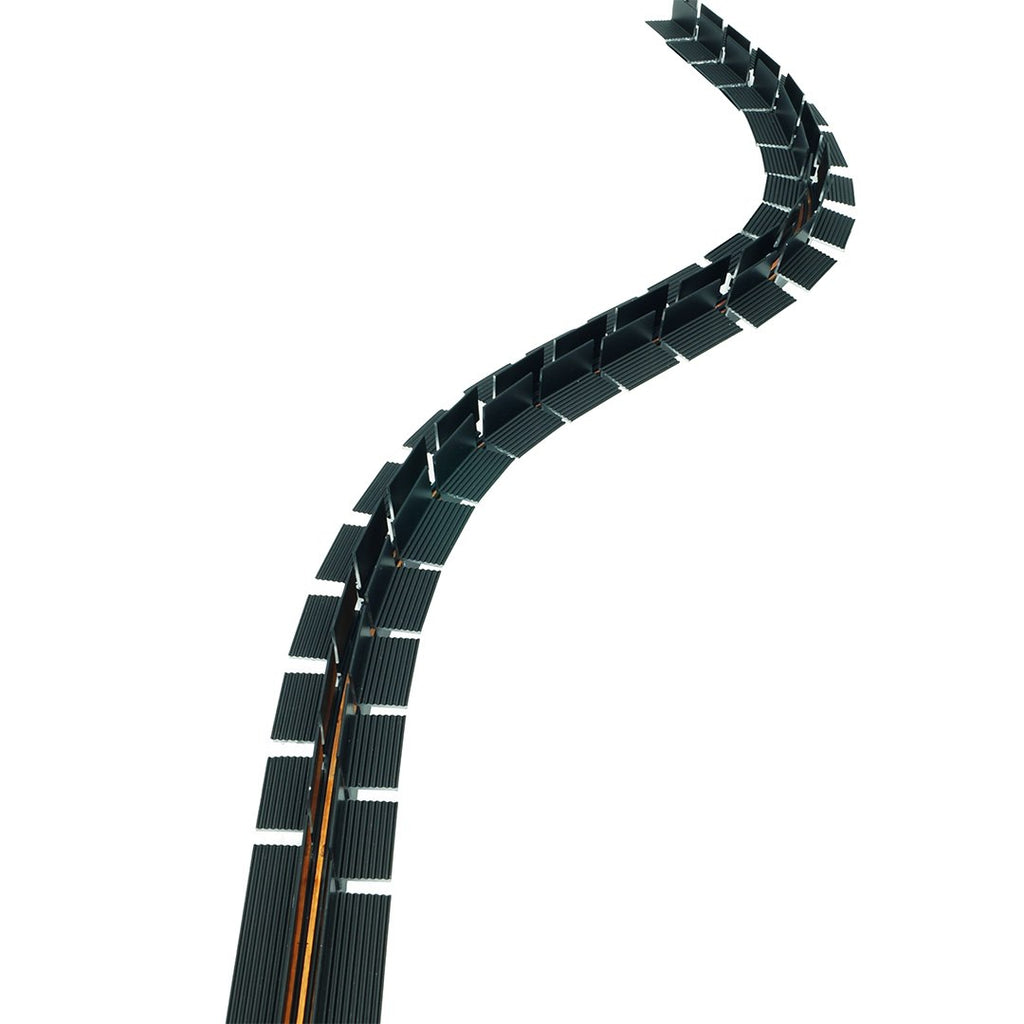 Szyna magnetyczna SUPERSLIM 3M gięty typ GK 9,5mm czarna