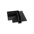 Łącznik kątowy SUPERSLIM magnetyczny GK 12,5mm czarna