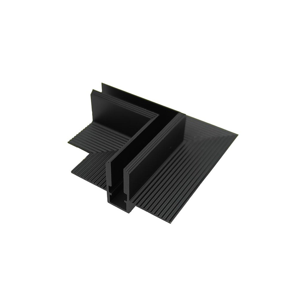 Łącznik kątowy SUPERSLIM magnetyczny GK 12,5mm czarna