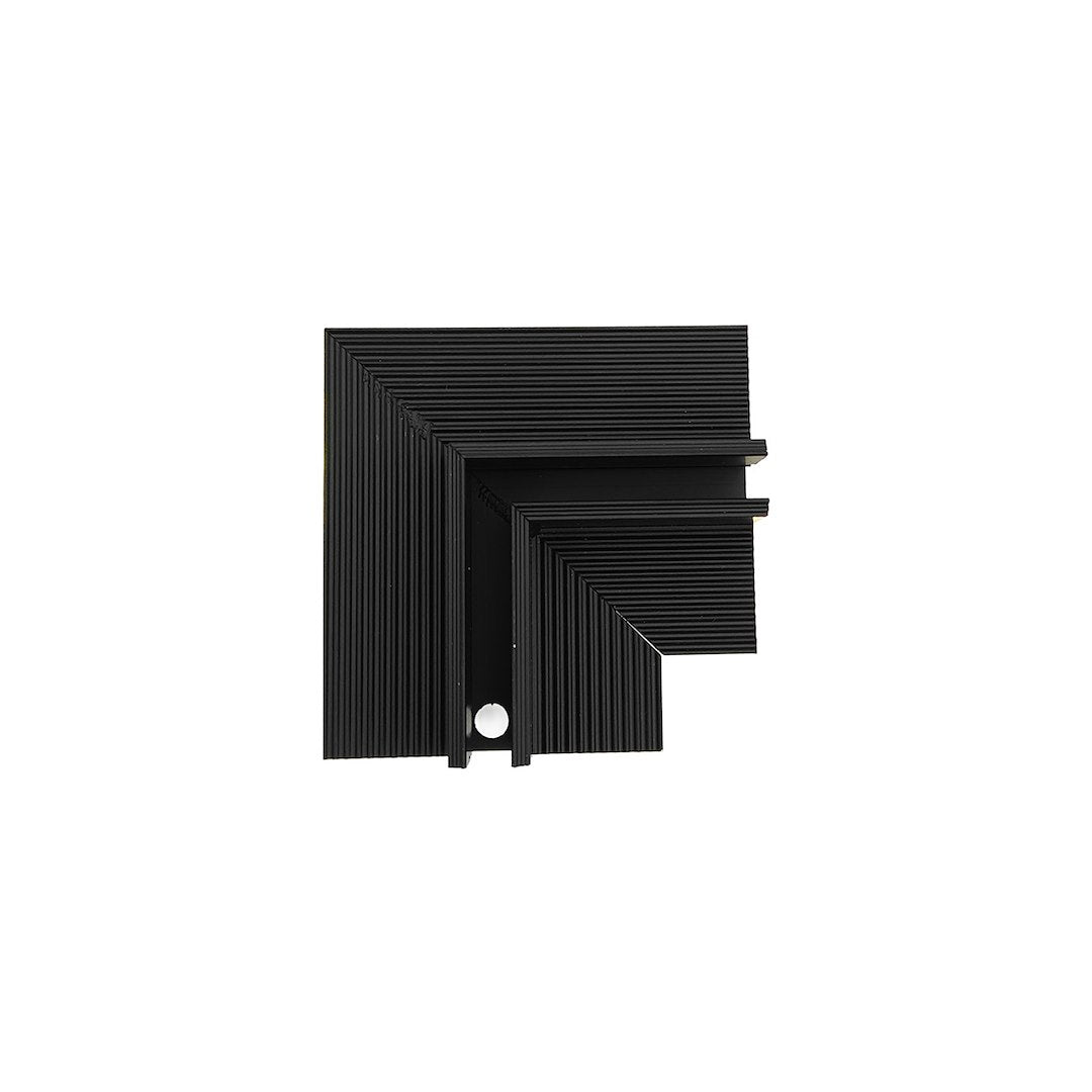 Łącznik kątowy SUPERSLIM magnetyczny GK 12,5mm czarna