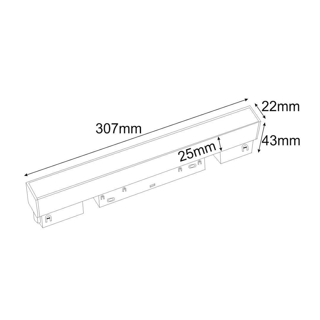 Oprawa TAVOLA S black 10W 4000K Magnetic48V