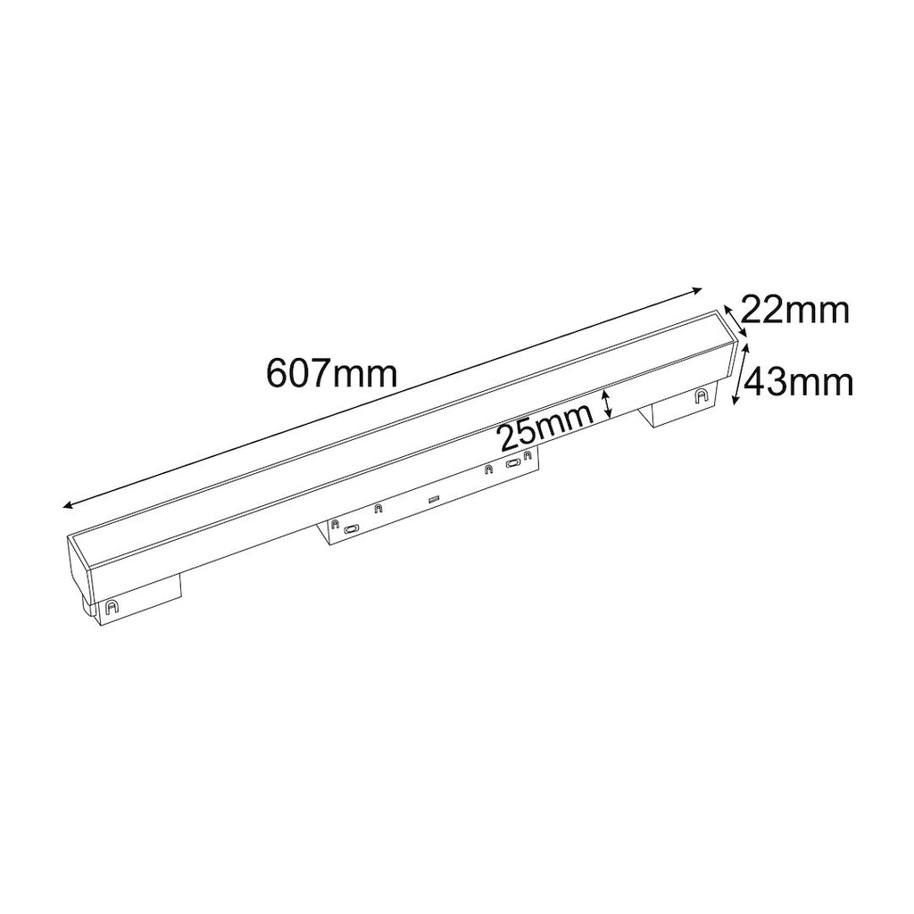 Oprawa TAVOLA M Biała 20W 4000K Magnetic 48V