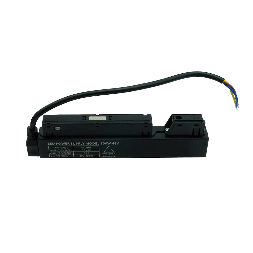 Zasilacz wewnętrzny 100W 48V do szynMagnetic czarny