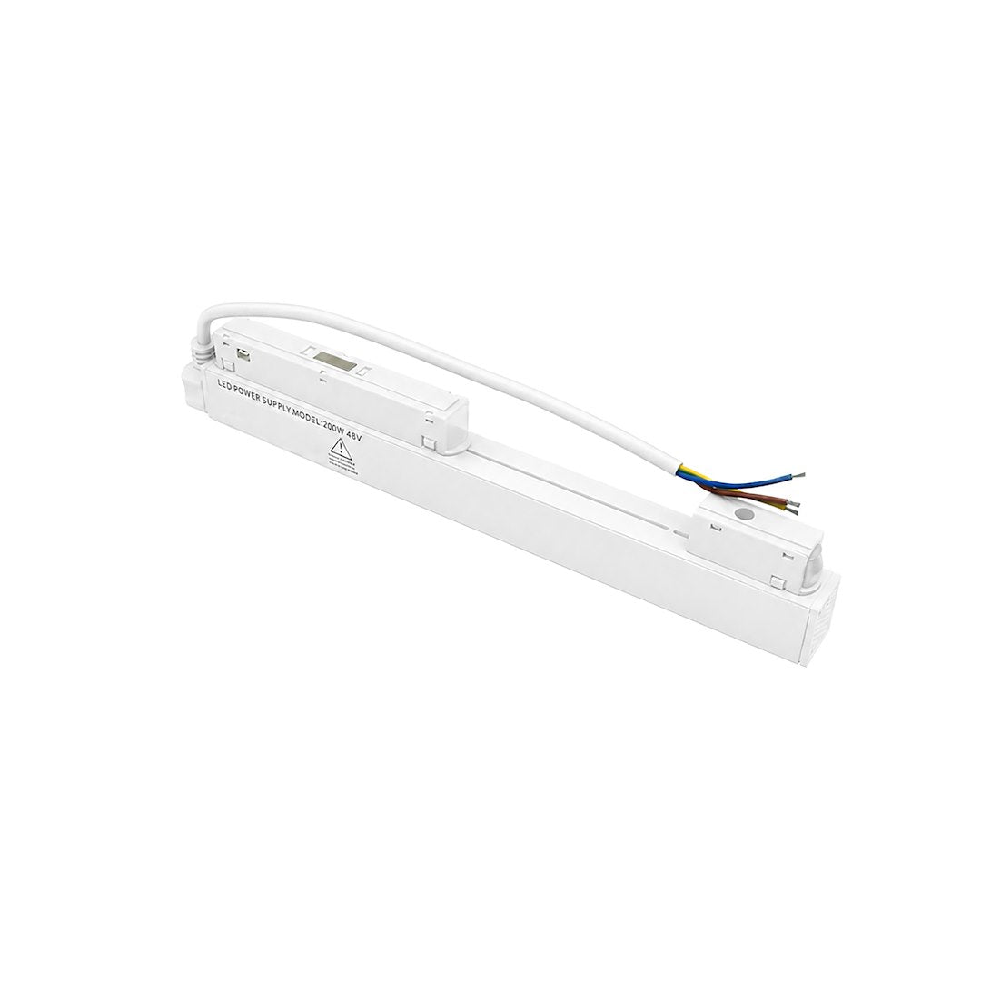 Zasilacz wewnętrzny IP67 200W 48V do szyn Magnetic Biała