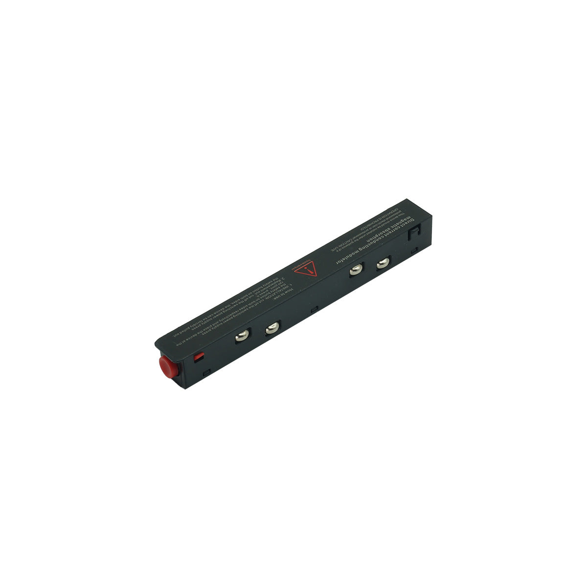 Łącznik do szyn prosty czarny Magnetic 48V