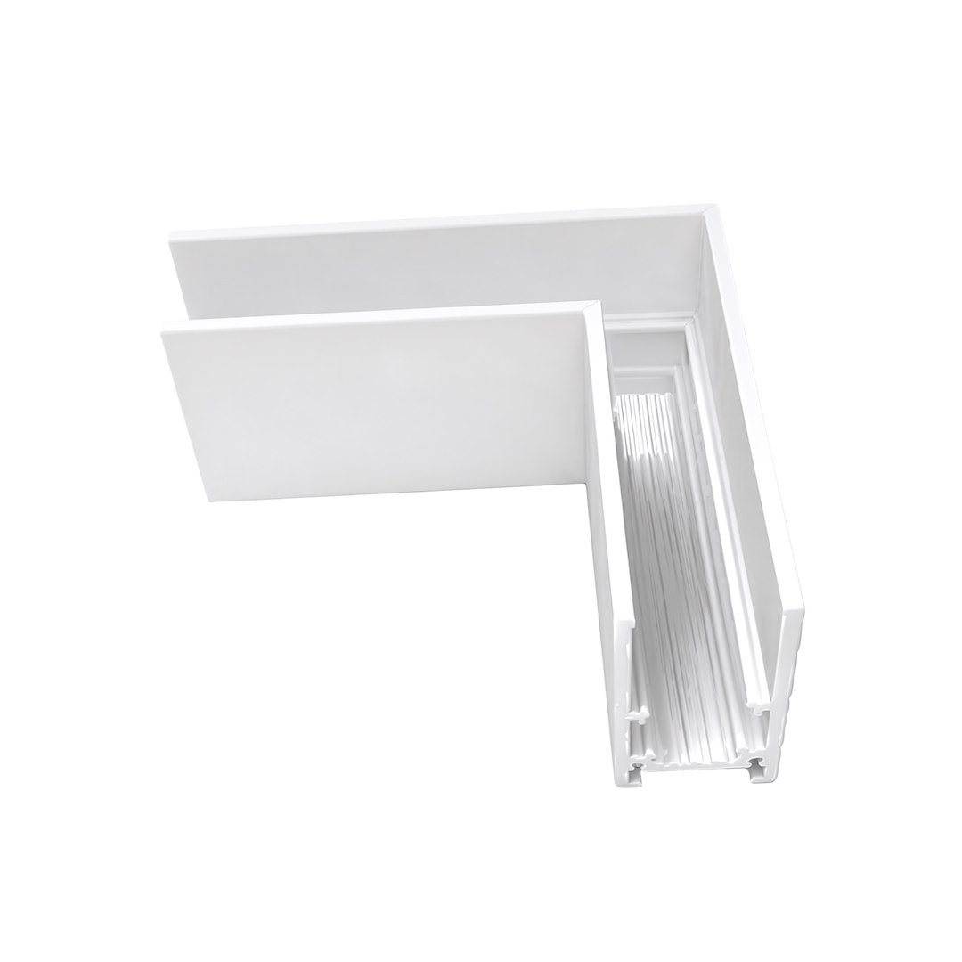 Łącznik do szyn kątowy natynkowy Biała Magnetic 48V