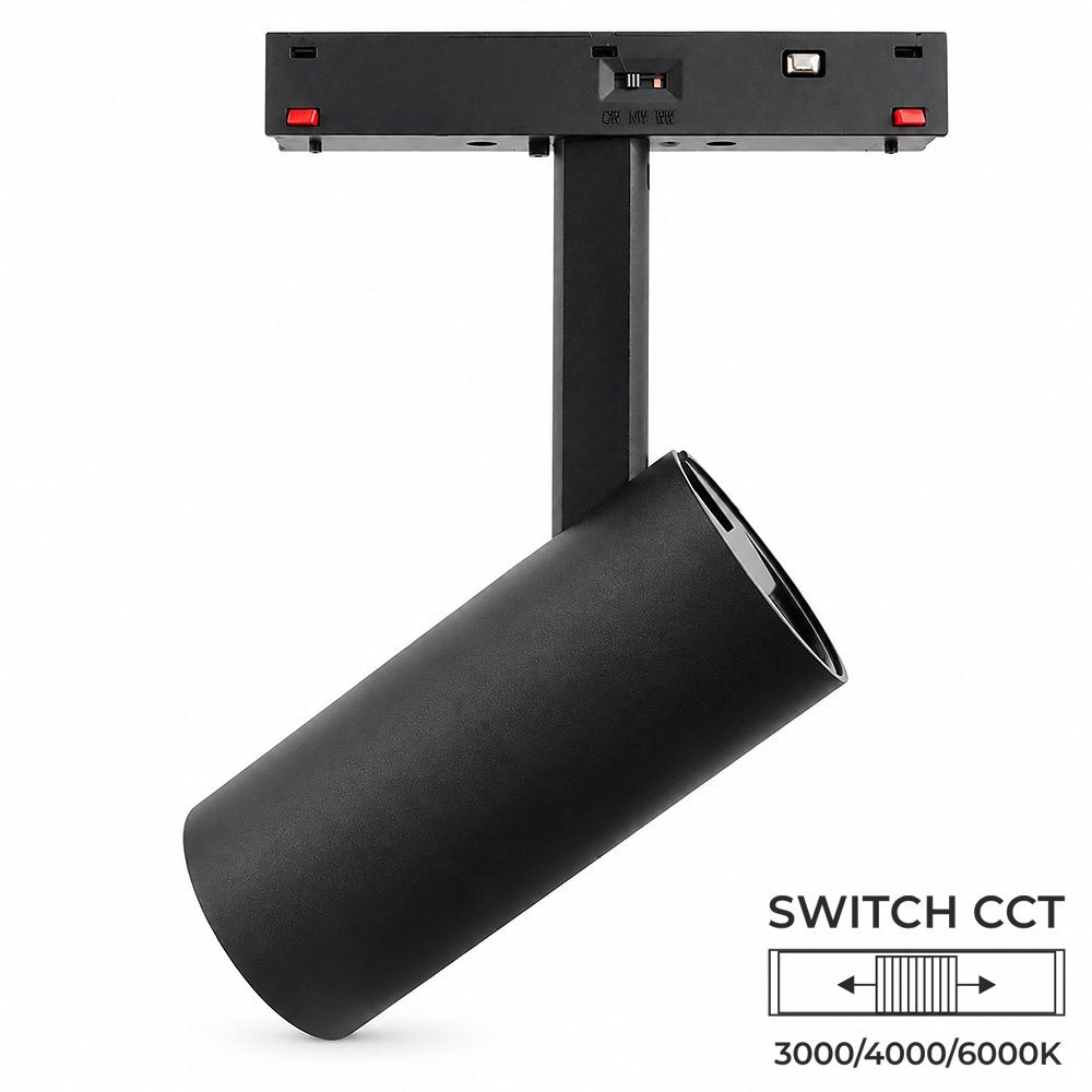 Oprawa RULLO S 10W SWITCH CCT Magnetic 48V czarna