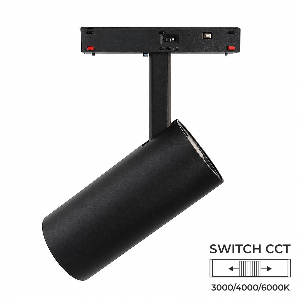 Oprawa RULLO M 20W SWITCH CCT Magnetic 48V czarna