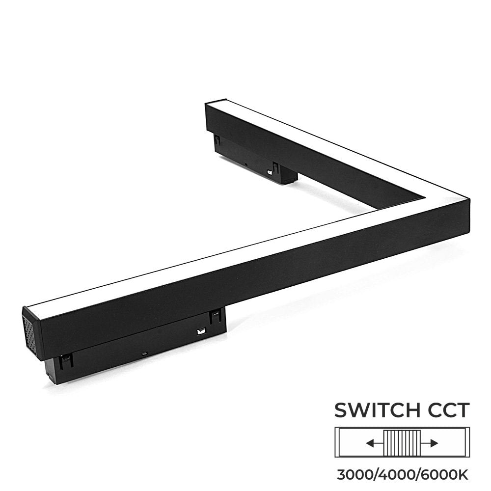Oprawa ANGOLO 20W SWITCH CCT Magnetic czarna
